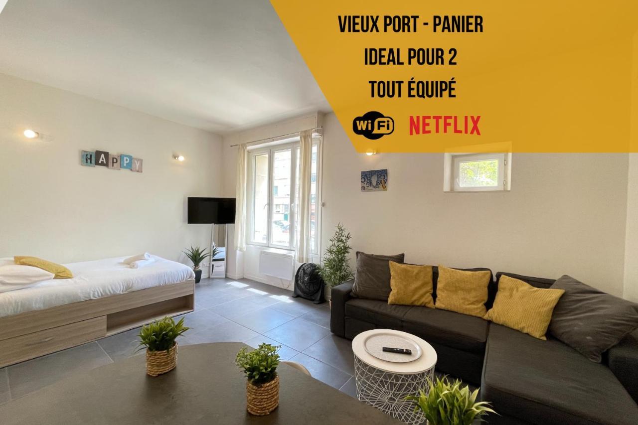 Ferienwohnung Entre Le Vieux Port Et Le Panier Marseilles Exterior foto